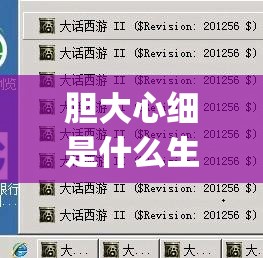 胆大心细是什么生肖,windos版xy3.1.23