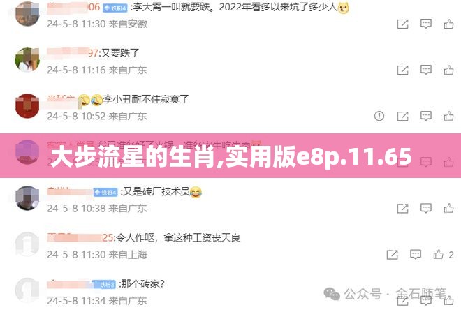 大步流星的生肖,实用版e8p.11.65