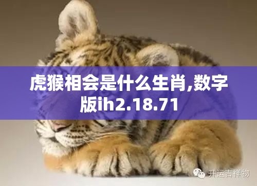 虎猴相会是什么生肖,数字版ih2.18.71