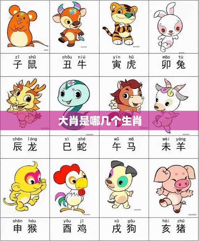 大肖是哪几个生肖