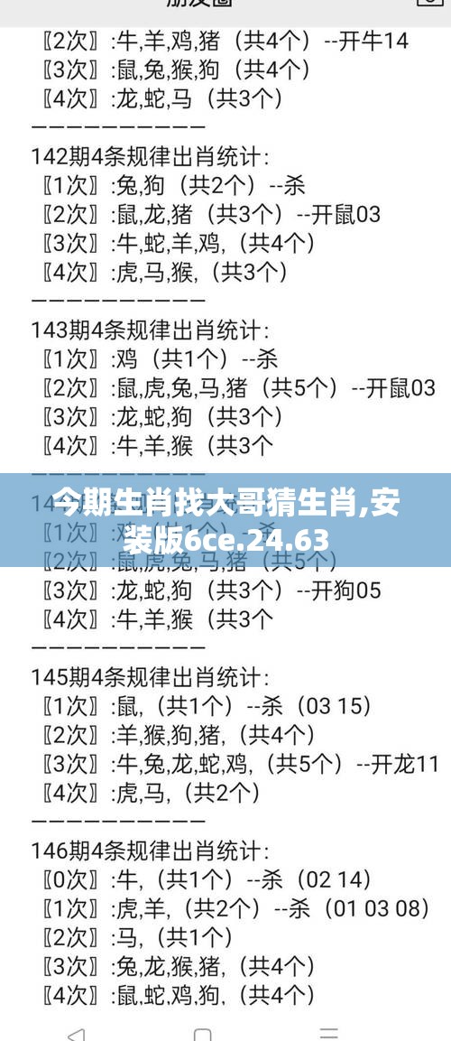 今期生肖找大哥猜生肖,安装版6ce.24.63