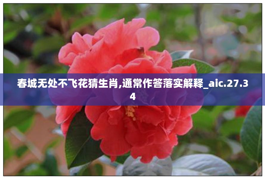 春城无处不飞花猜生肖,通常作答落实解释_aic.27.34