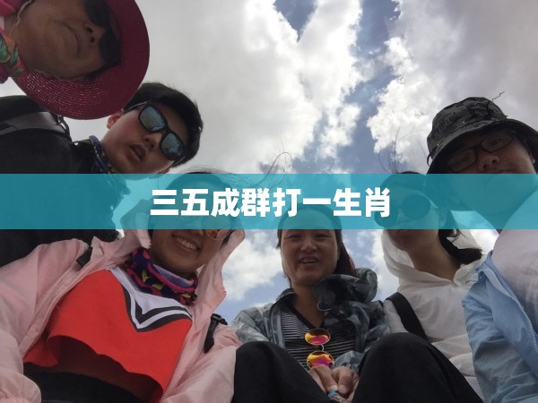 三五成群打一生肖