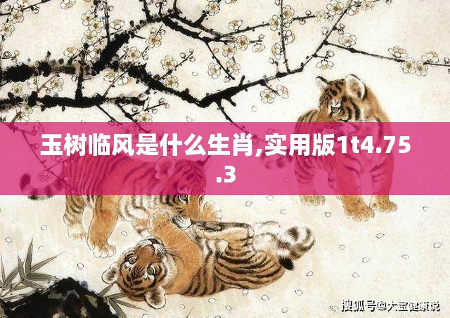 玉树临风是什么生肖,实用版1t4.75.3
