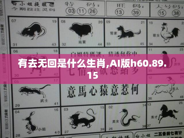 有去无回是什么生肖,AI版h60.89.15
