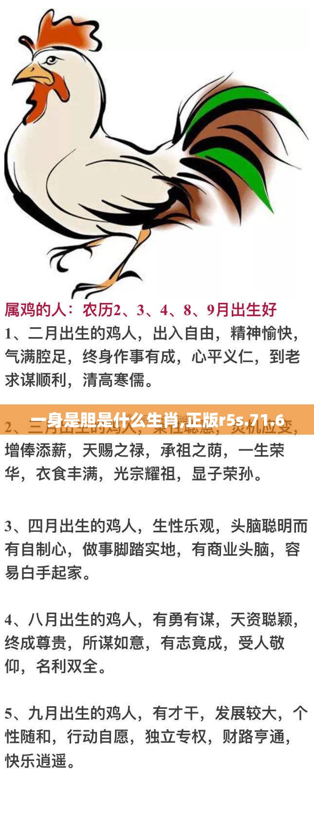 一身是胆是什么生肖,正版r5s.71.6