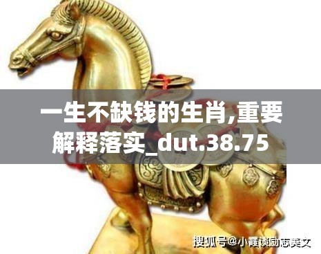 一生不缺钱的生肖,重要解释落实_dut.38.75