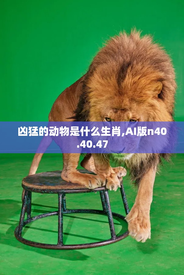 凶猛的动物是什么生肖,AI版n40.40.47