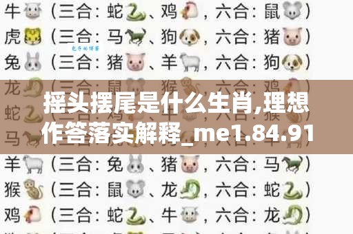 摇头摆尾是什么生肖,理想作答落实解释_me1.84.91