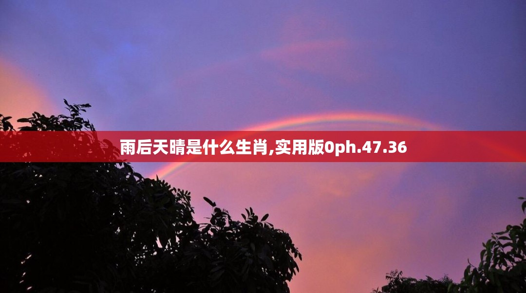 雨后天晴是什么生肖,实用版0ph.47.36
