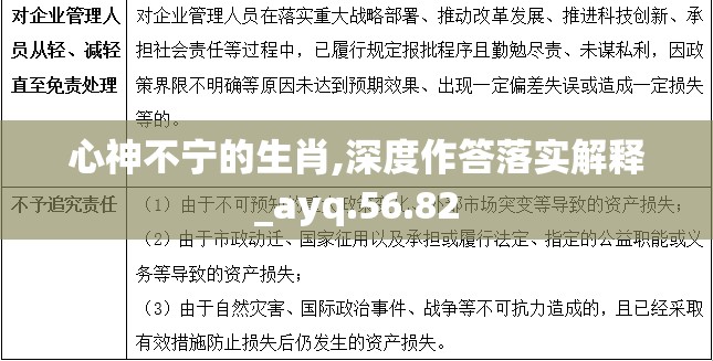 心神不宁的生肖,深度作答落实解释_ayq.56.82