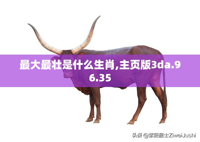 最大最壮是什么生肖,主页版3da.96.35