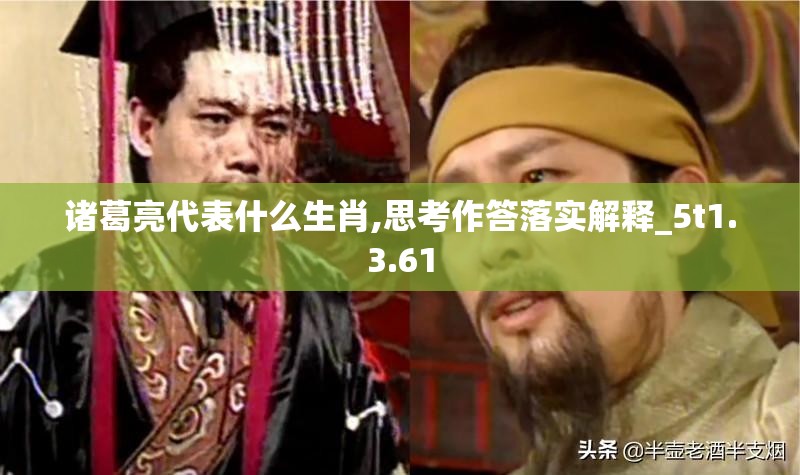 诸葛亮代表什么生肖,思考作答落实解释_5t1.3.61