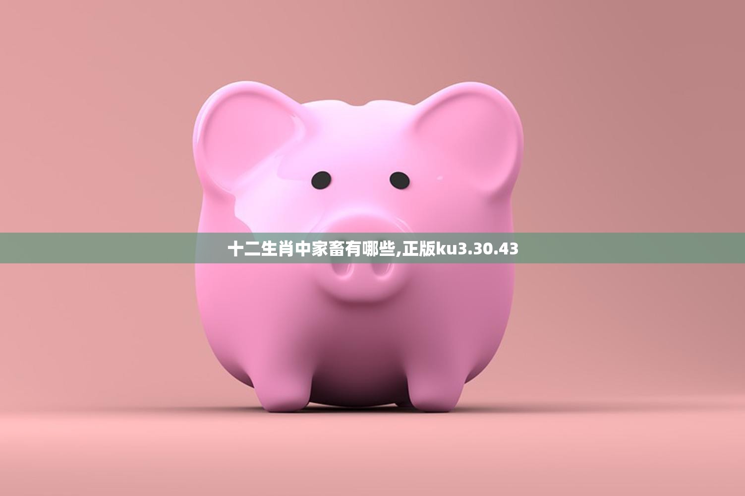 十二生肖中家畜有哪些,正版ku3.30.43